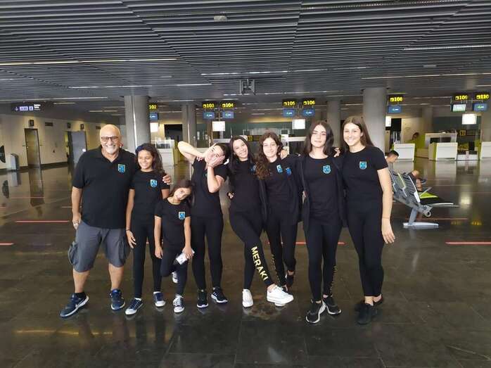 Cinco patinadoras del club teldense participaron en la cita palmera / TA